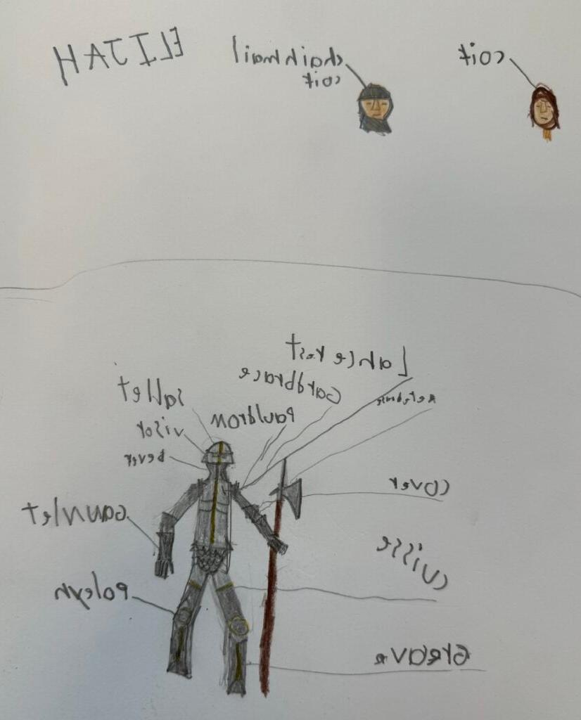 奥托·沃森，七年级，“NCR老兵游骑兵”，绘画
